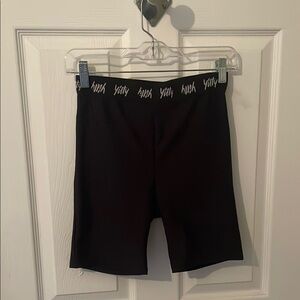 YITTY Black Form-Fitting Athletic Shorts